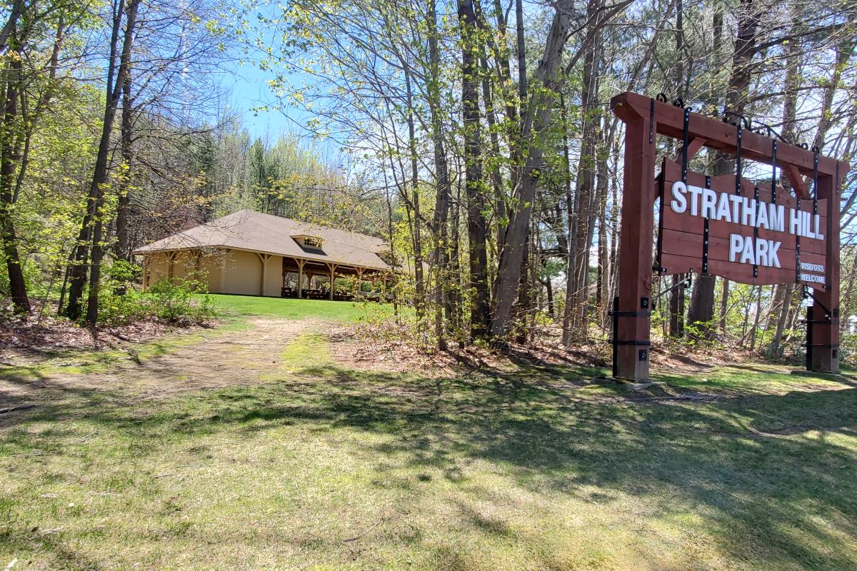 Stratham Hill Park sign